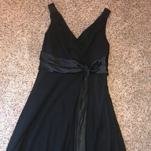 Lovely black chiffon/satin dress